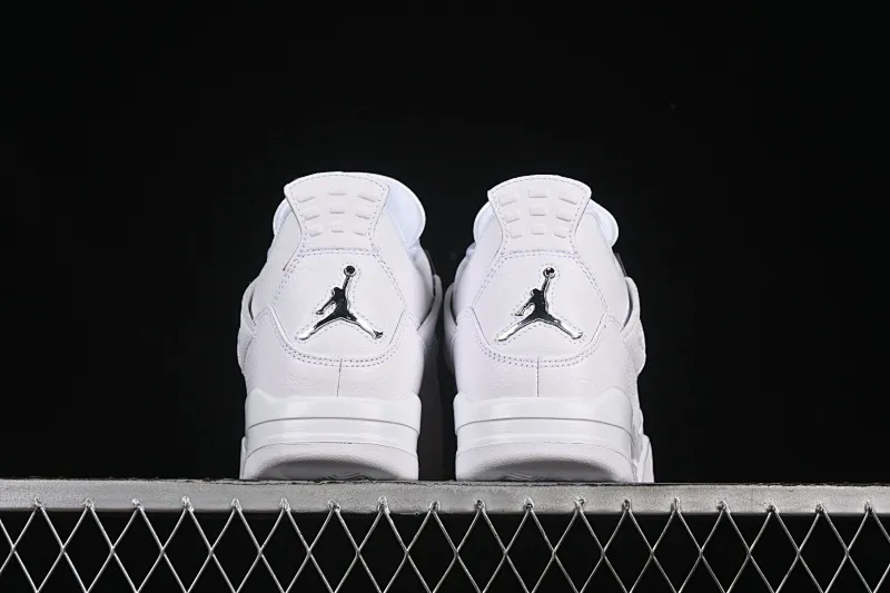 All categories Air Jordan Jordan series basketball shoes Air Jordan 4 Air Jordan 4 Retro "PureMoney" AJ4 Joe 4 White Cat First layer leather 308497-100